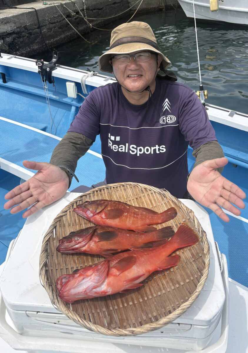 釣果速報 浅場根魚 ①